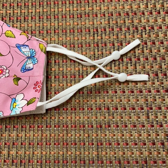 Spring! Beautiful Pink Flower Mask - Picture 4 of 4